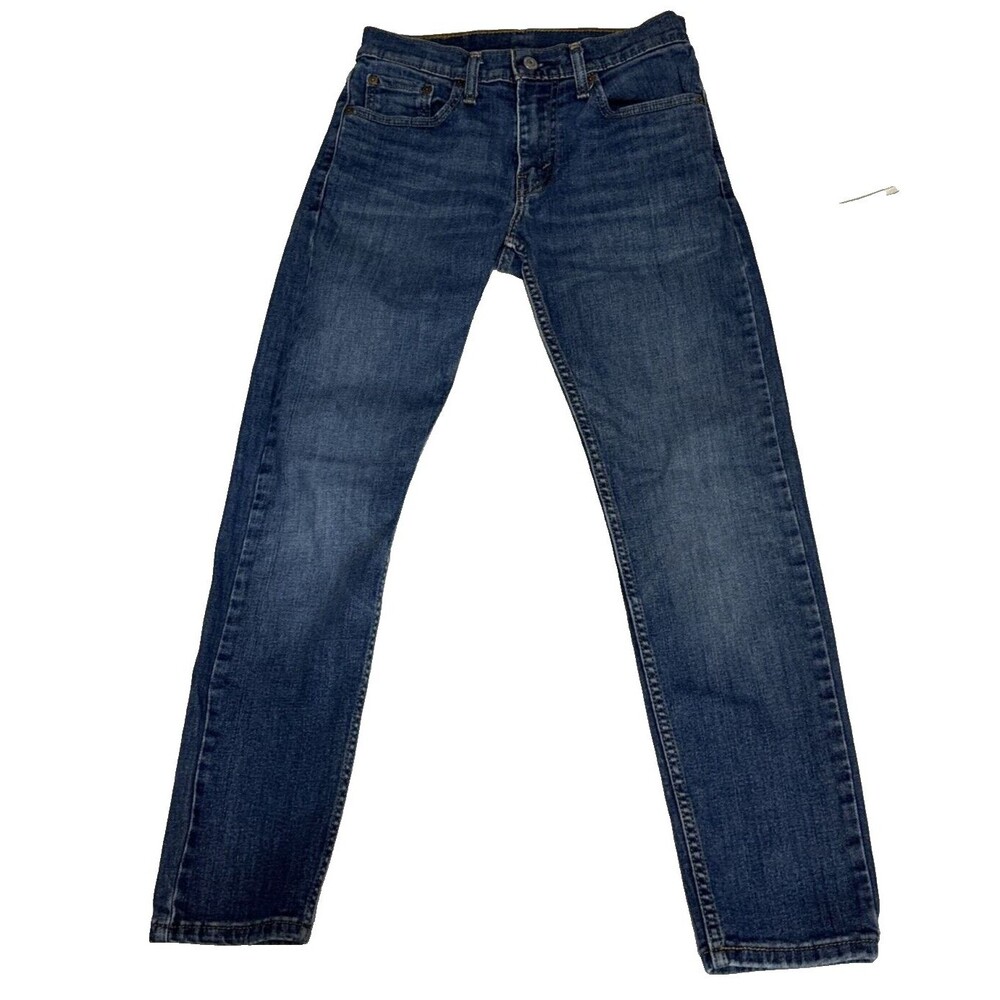 512 LEVIS Jeans 28x30 (28x32)  Blue Slim Taper 5 Pocket Button Zip Fly Y2K